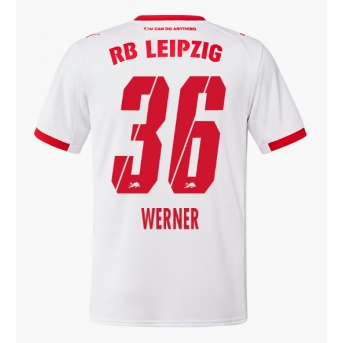 Billige Fotballdrakt RB Leipzig Timo Werner #36 Replika Hjemmedrakt 2025-26 Kortermet